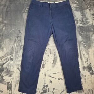 Polo Ralph Lauren Womens Navy Blue Chino Pants Straight Leg Size 10